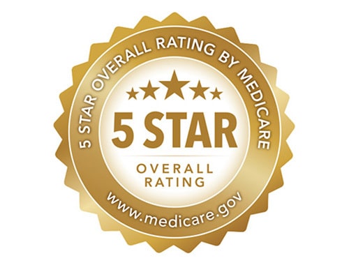 Gold Medicare five star seal